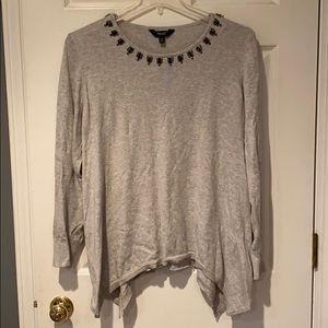 Vera Wang Jeweled Sweater